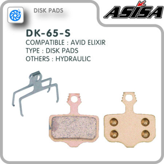 ASISA DK-65S DISC BRAKE PADS
