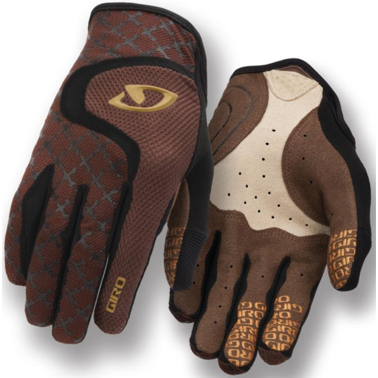 GIRO RIVET brown/black bombs GLOVES