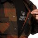 SHIRT HORSEFEATHERS PROM TECHNICAL BIKE SHIRT - COFFEE/RED