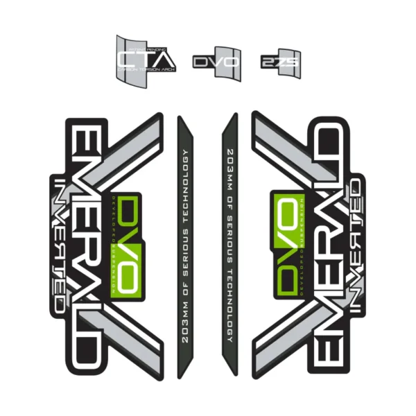 ΑΝΤΑΛΛΑΚΤΙΚΟ DVO EMERALD DECAL SET BLACK 275
