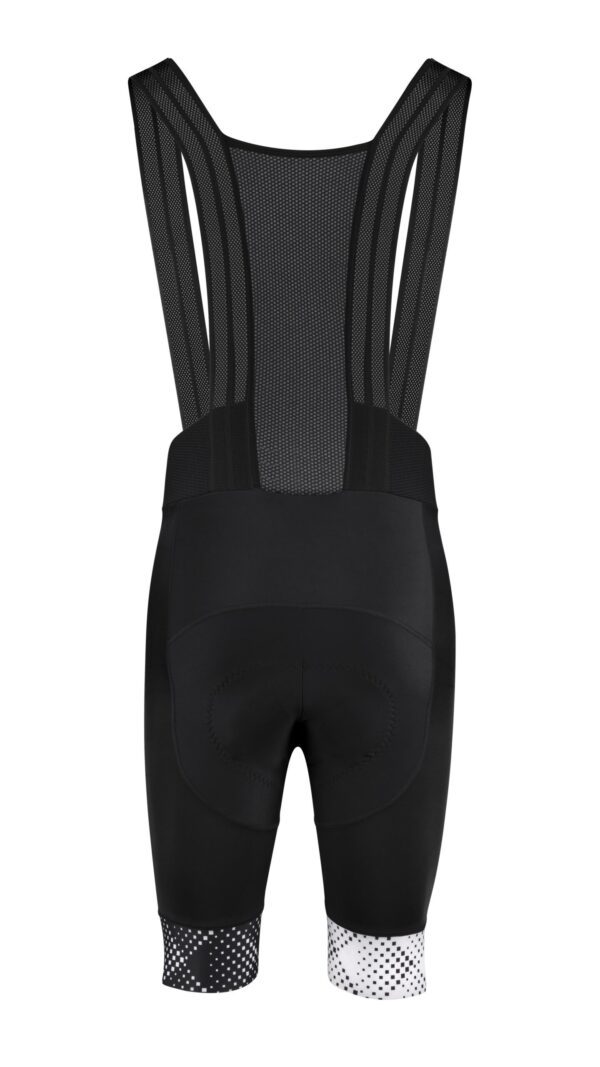 FORCE VISION ΣΟΡΤΣΑΚΙ ΜΕ ΤΙΡΑΝΤΕΣ ΜΑΥΡΟ - ΑΣΠΡΟ BIBS SHORTS GEL - Image 2
