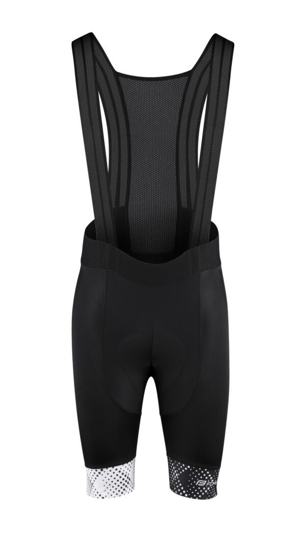 FORCE VISION ΣΟΡΤΣΑΚΙ ΜΕ ΤΙΡΑΝΤΕΣ ΜΑΥΡΟ - ΑΣΠΡΟ BIBS SHORTS GEL