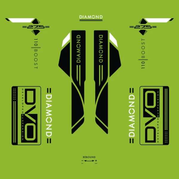 ΑΝΤΑΛΛΑΚΤΙΚΟ DVO DIAMOND DECAL SET GREEN 275 - Image 2
