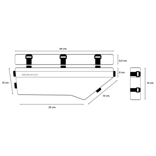 GEOSMINA BIKEPACKING FRAME BAGS- Medium Frame Bag - Image 2