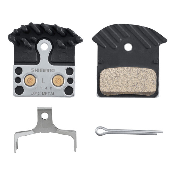 Shimano Disc Brake Pad J04S Metal with cooling fins