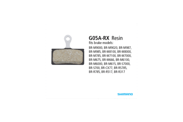 SHIMANO G05A-RX RESIN DISC BRAKE PADS