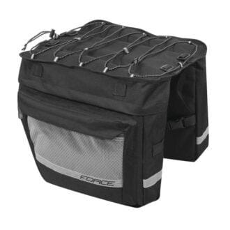 ΤΣΑΝΤΑ FORCE Noem rear carrier double bag, 2x18 l