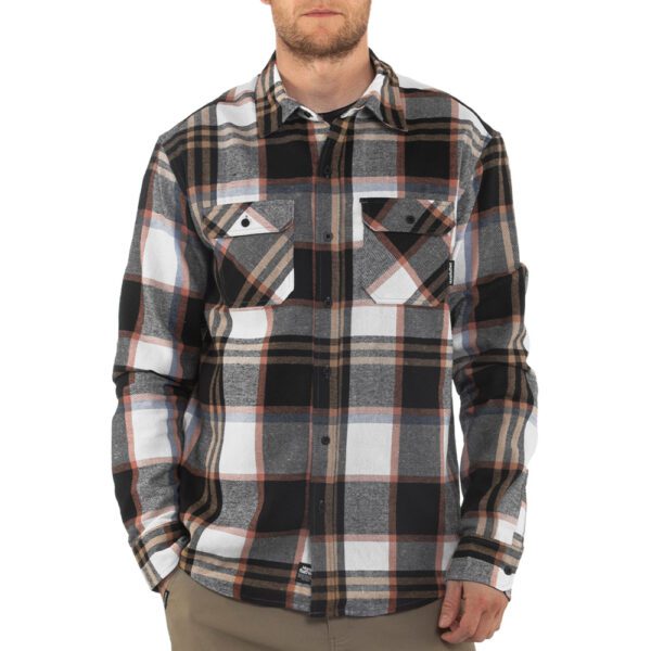 SHIRT HORSEFEATHERS DOUGH LS RUST