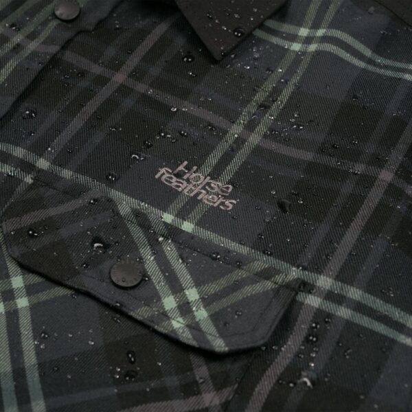 SHIRT HORSEFEATHERS PROM TECHNICAL BIKE SHIRT - BLACK/ICEBERG GREEN - Image 4
