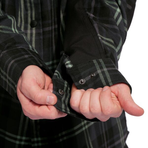 SHIRT HORSEFEATHERS PROM TECHNICAL BIKE SHIRT - BLACK/ICEBERG GREEN - Image 5