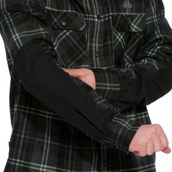 SHIRT HORSEFEATHERS PROM TECHNICAL BIKE SHIRT - BLACK/ICEBERG GREEN - Image 7